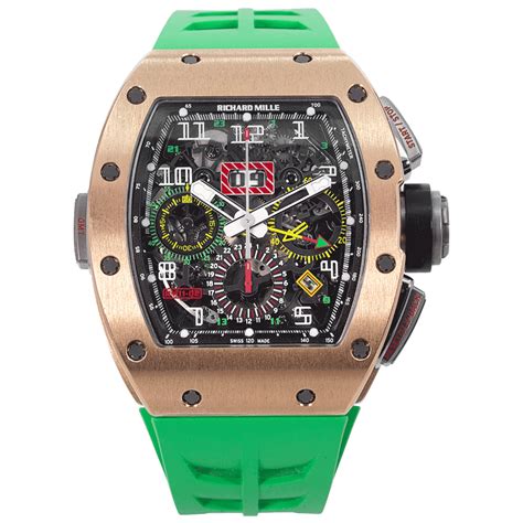 richard mille green|richard mille watch prices.